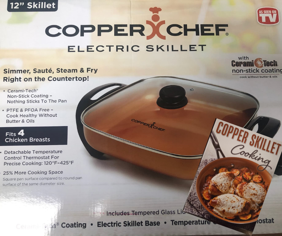 Sold at Auction: COOKS XL Family Size Ceramic Electric Skillet